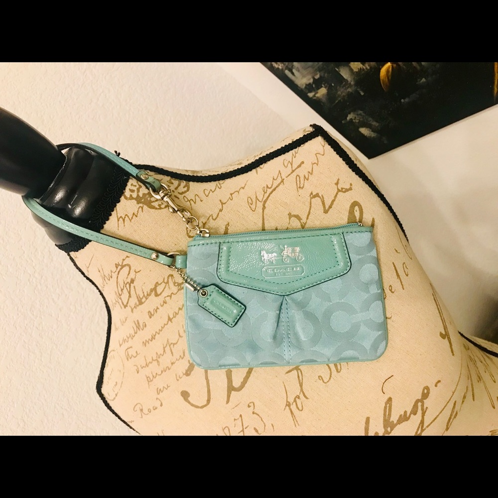 Coach Zip Wristlet Bag